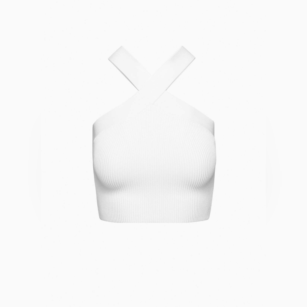 aritzia x Babaton criss cross knit top